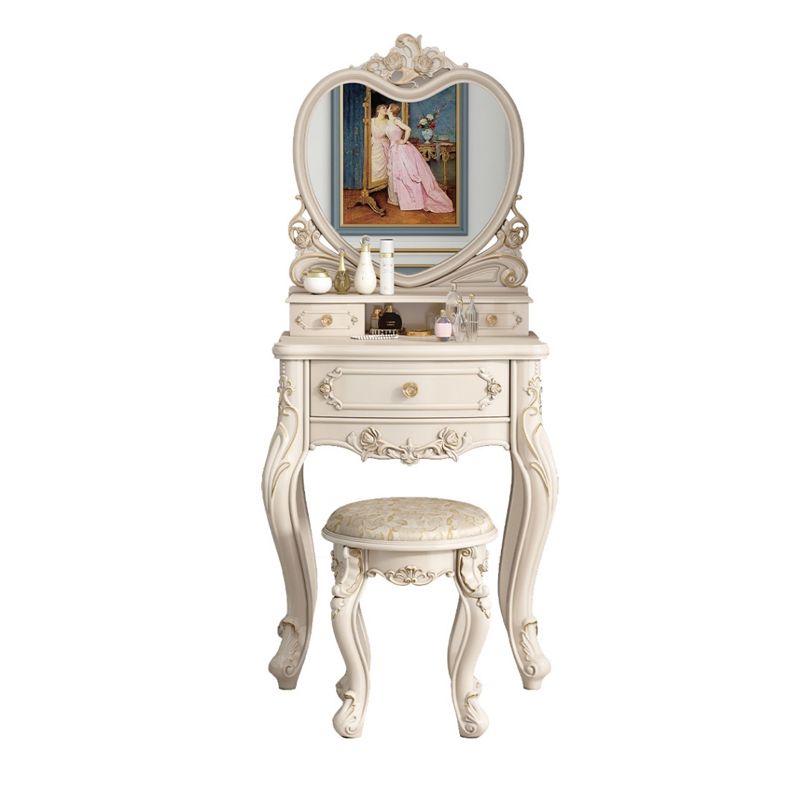Victorian Bedroom Makeup Vanity Desk Table Wood Vanity Dressing Table