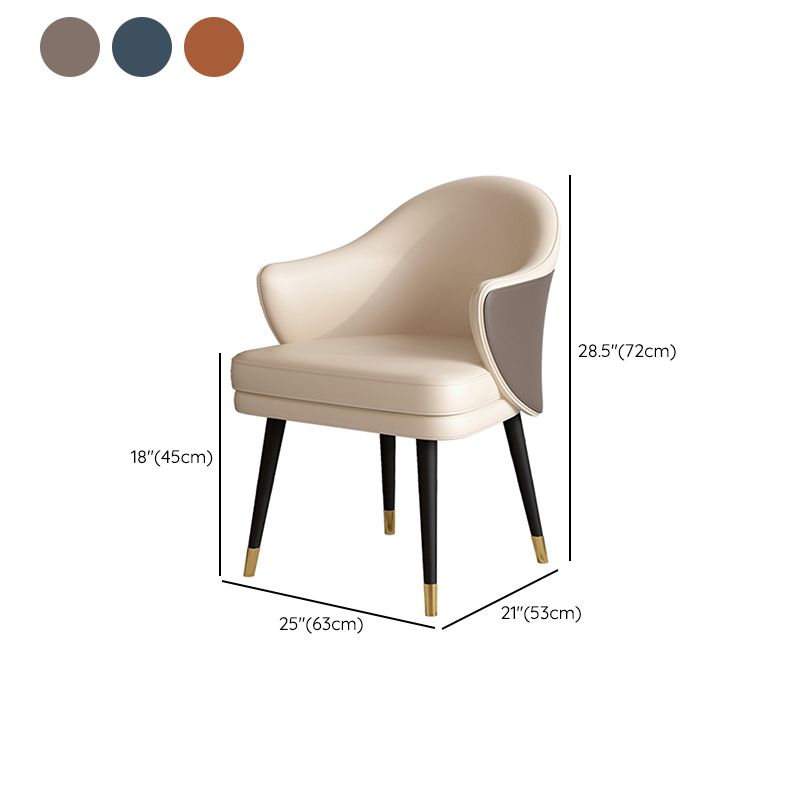 Modern Fixed Dinette Set 1/2/5 Pcs Round Stone Dinette Table with Dining Chair