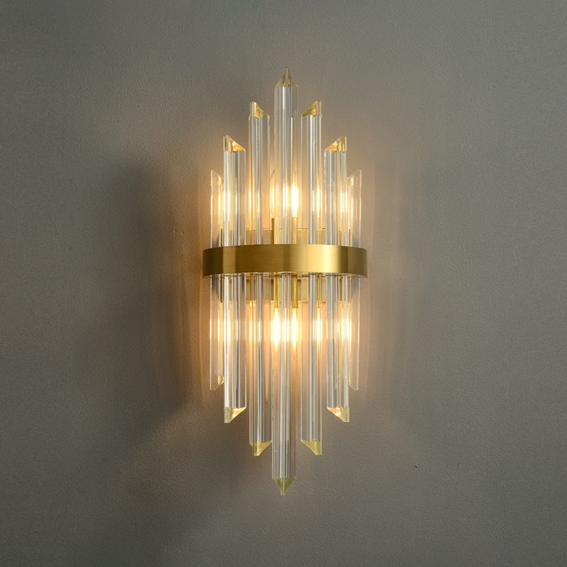 Crystal Wall Mounted Lighting Modern Style Sconce Light Fixture