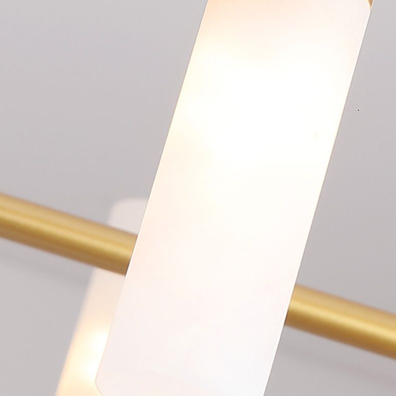 Postmoderne Chandelier Gol Suspension Pendentif Light pour le salon chambre à manger chambre