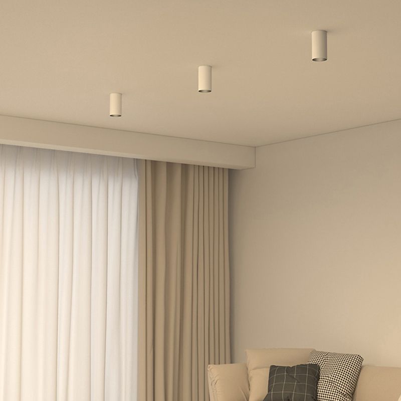 Luminaire de plafond cylindrique en aluminium de forme concise moderne de plafonnier de LED