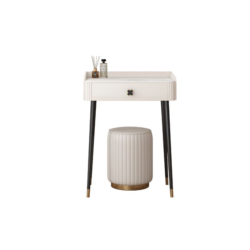 Contemporary Vanity Dressing Table Slate Top Make-up Vanity with Drawer