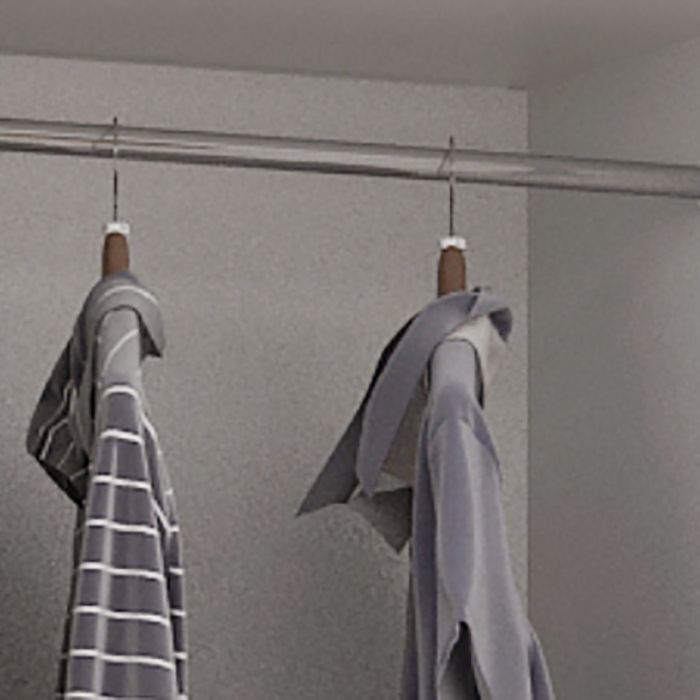 Contemporary Hinged Wardrobe Cabinet Steel Wardrobe Closet for Home