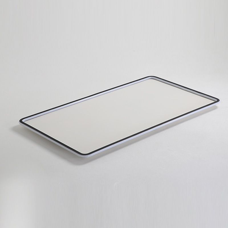 Plafonnier encastré rectangulaire avec abat - jour acrylique pour salon