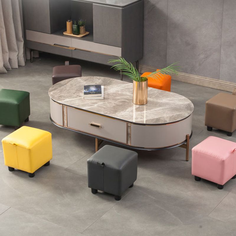 Faux Leather Standard Square Water Resistant Indoor Standard