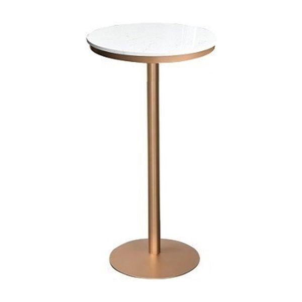 Modern Bar Table White Dining Table for Kitchen Living Room Coffee Room