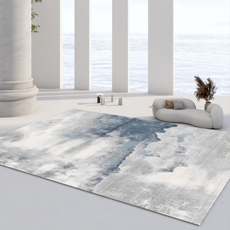 Area Rug Nostalgia Scroll Pattern Adults Polyster Carpet Rectangle Stain Rug Resistant