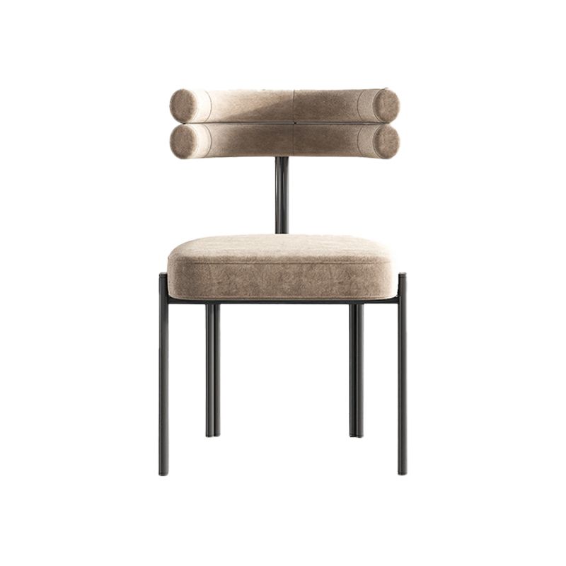 Modern Simple Side Chair Upholstered Side Dining Chair for Living Room
