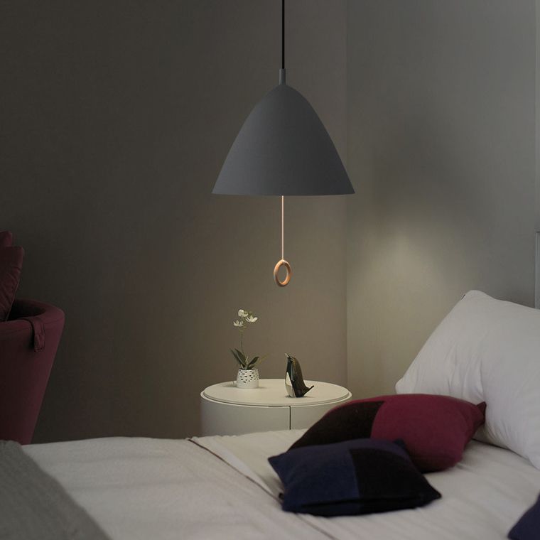 10,5 "/13"/16 "breit 1 Kopf -Regenschirm -Anhänger Licht mit Kegelschatten moderne Metallhängelampe für Hotelküche