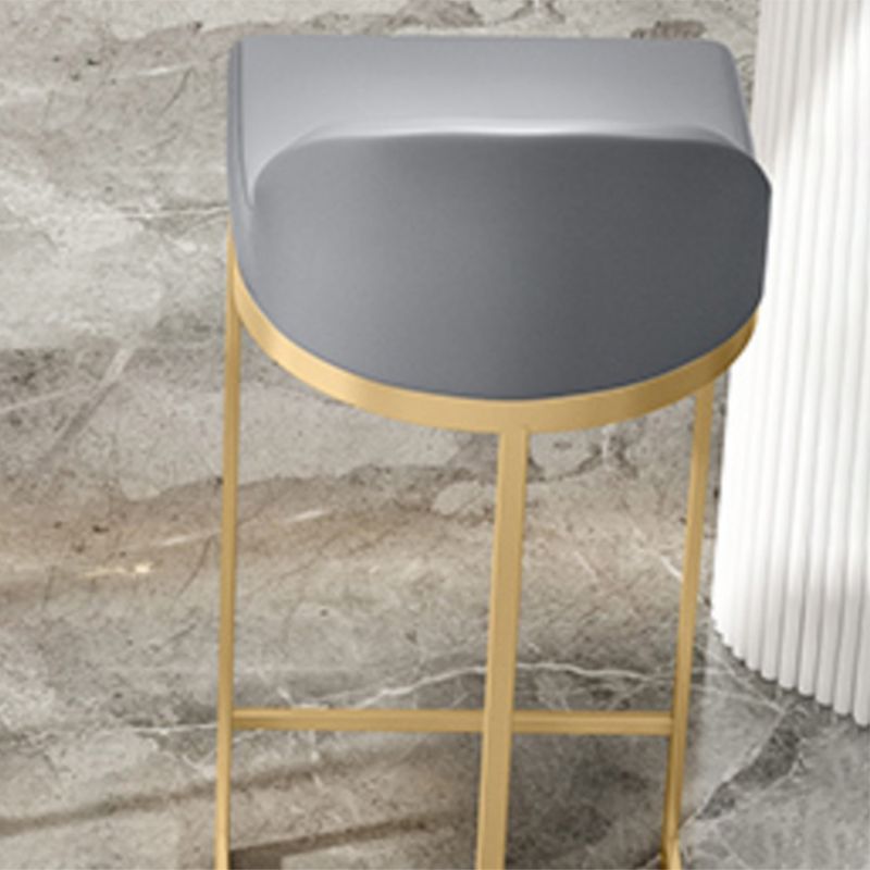 Armless Counter Height Stools Glam Counter and Bar Stool for Restaurant