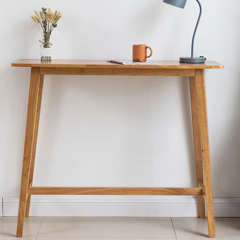 Modern Solid Wood Bar Table Rectangle Bar Table for Breakroom