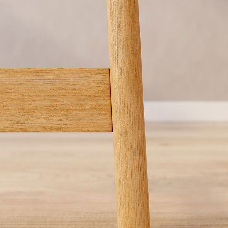 Solid Wood Bar Stool Backrest Upholstered Bar Stools for Dining Room