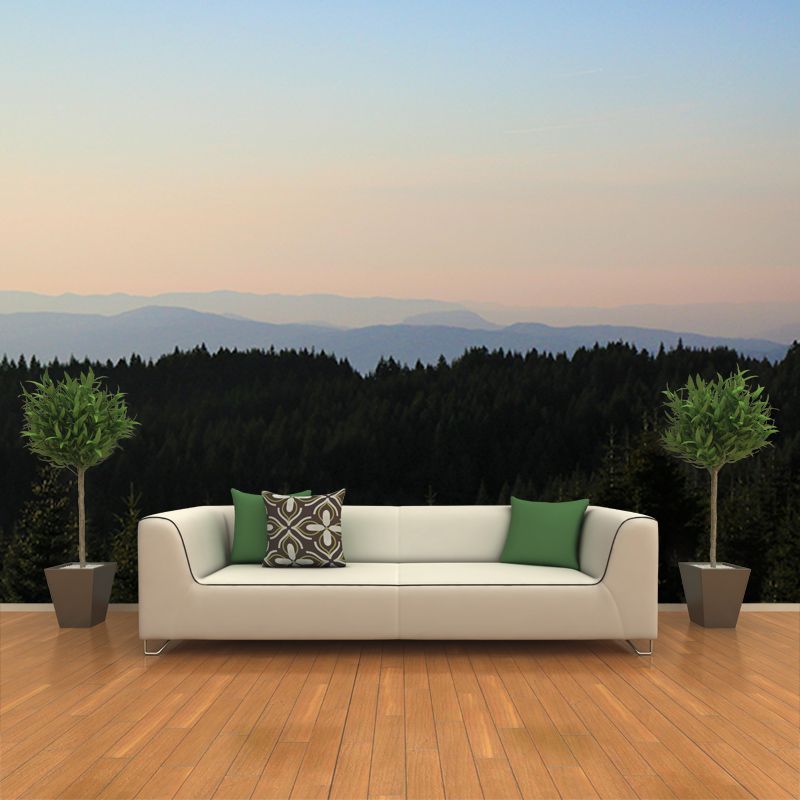 Forest Mural Customized Contemporary Photography Bedroom Wall Mural