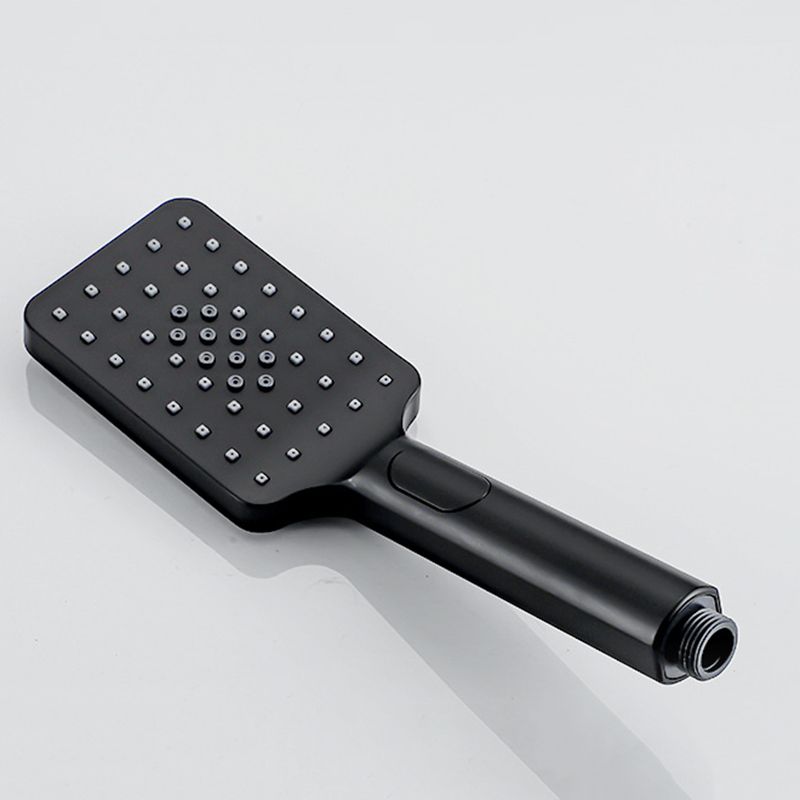 Modern Pressure Balanced Diverter Valve Shower Faucet Square Shower System on Wall