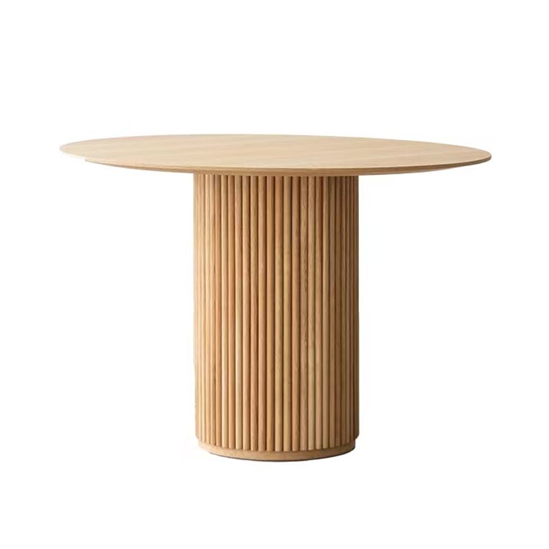 Modern Style Round Dining Table Solid Wood Dining Table for Home