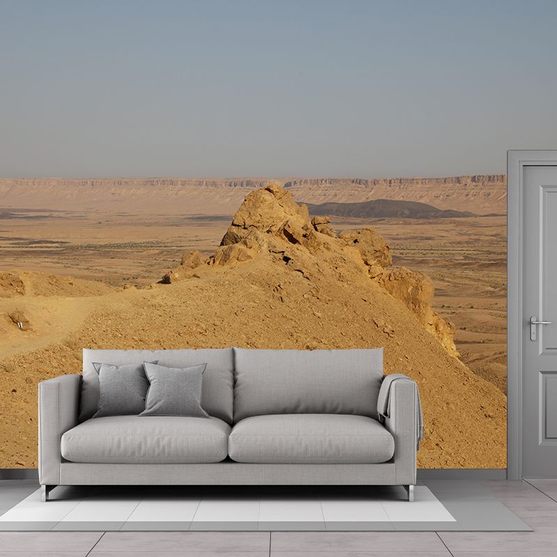 Huge Desert Mural Wallpaper Photography Style for Dining Room Decor
