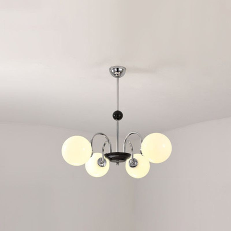 Lámpara de colgante de luz de vidrio de estilo esférico de forma moderna para comedor para comedor