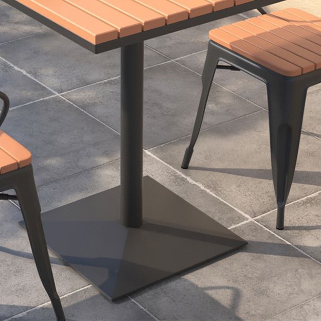 Modern Reclaimed Wood Dining Table Set Square 1/5 Pieces Dining Set for Home Use