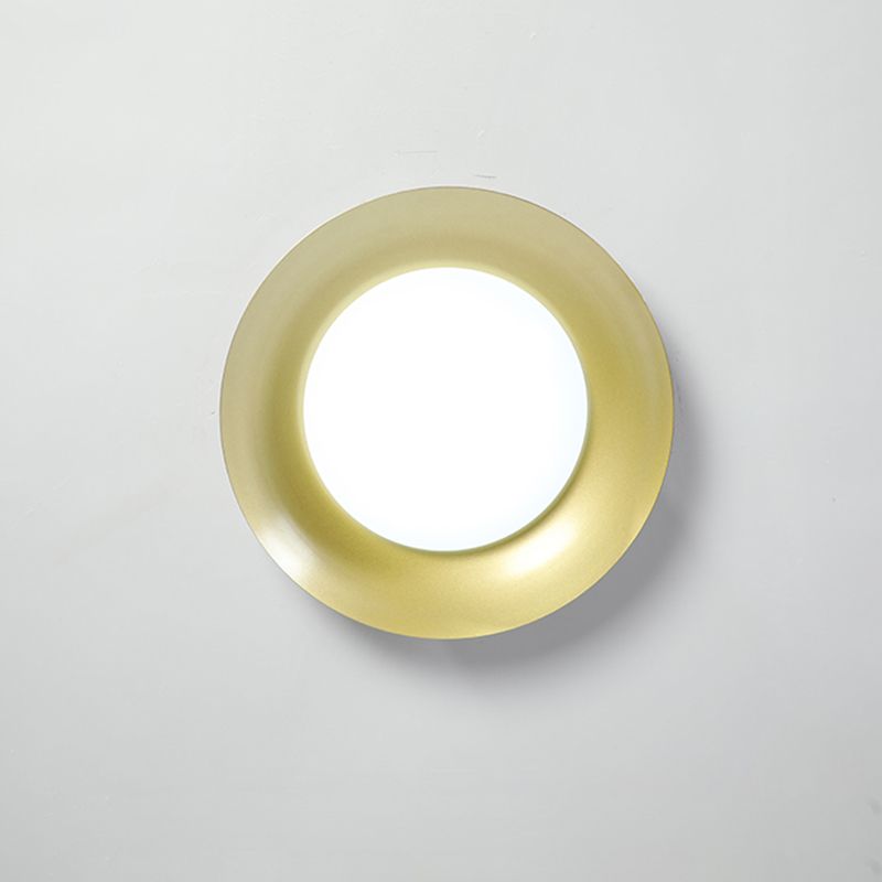 Modernism Ceiling Light Gray/Coffee Flush Mount Lighting for Hallway