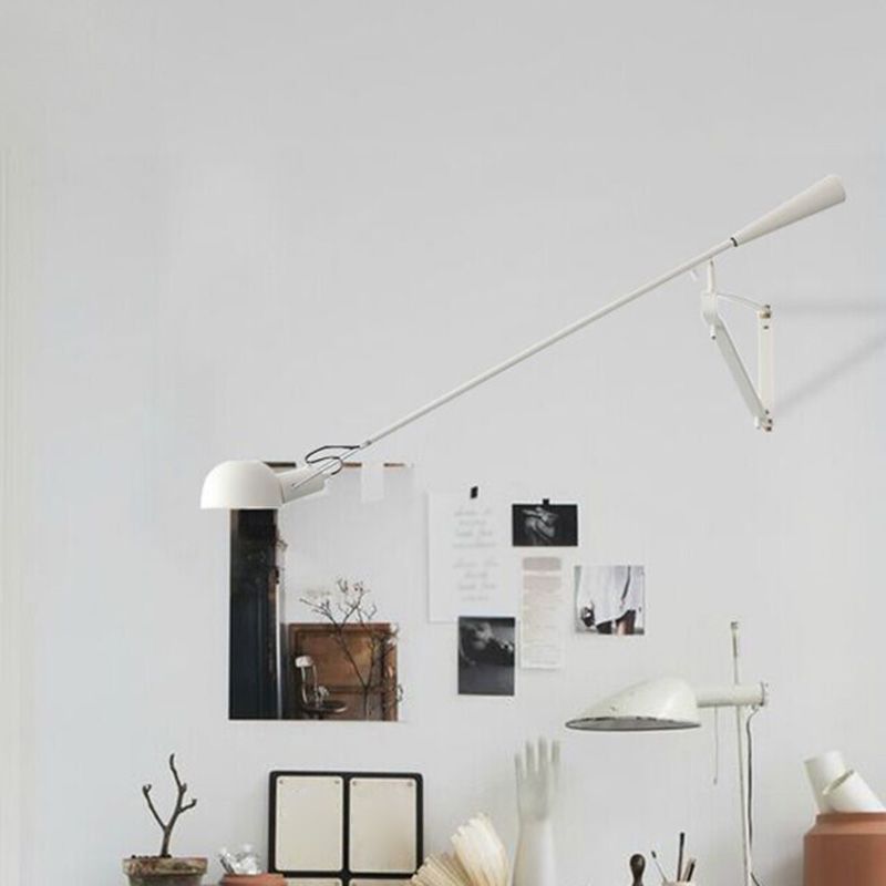 Schwung Armwand montierte Lampe postmoderne Einfachheit Metall Wandleuchte für Wohnzimmer