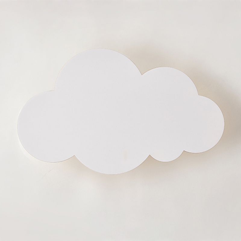 Moderne Stil Leuchte Wolkenform Holz 1-Licht-Wandhalterung Licht