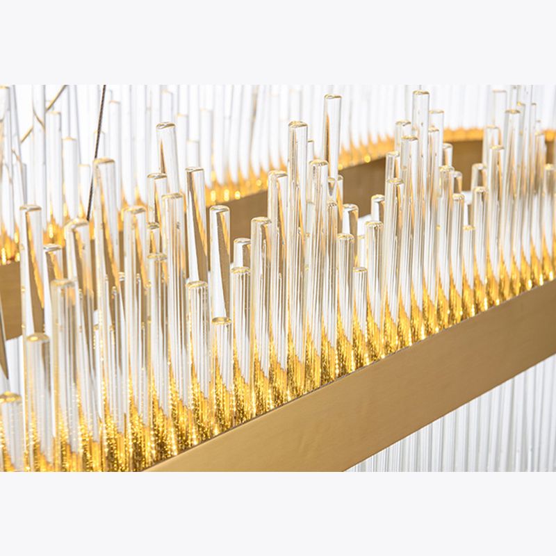 Moderna isla Pense de iluminación de cristal Restaurante Luz de restaurante Luz interior