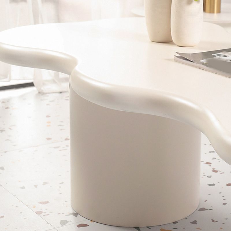 Geometric Coffee Table 1 Single Cocktail Table with 1/2 Pedestal