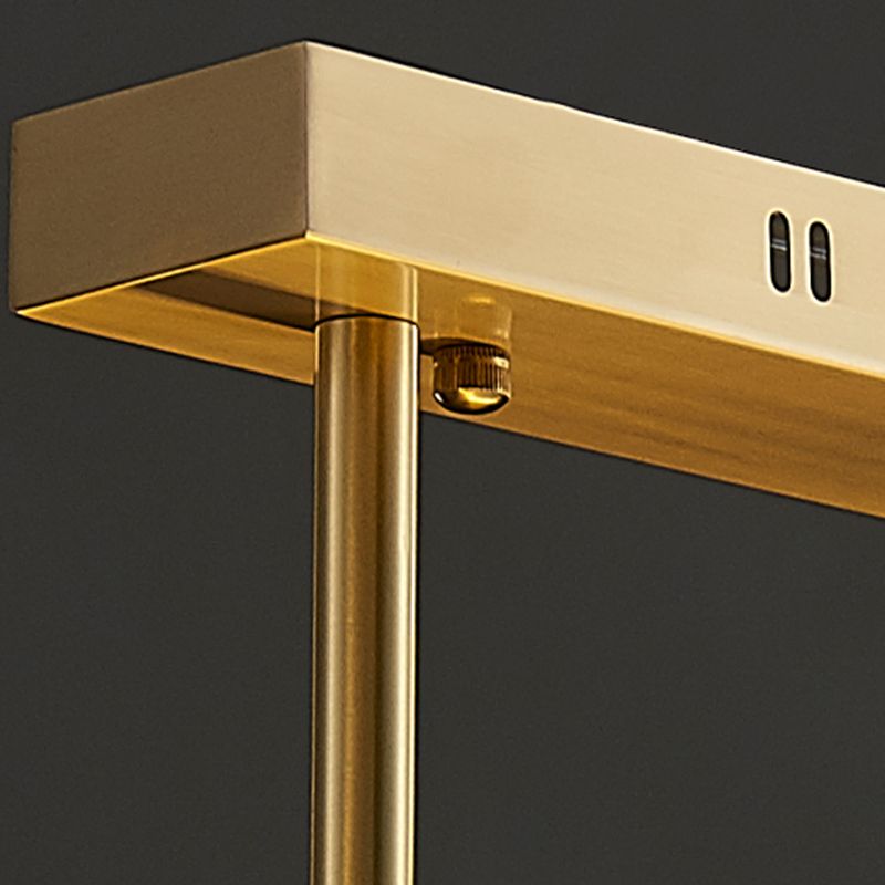 Simplicity Modern Kitchen Island Light Glass Shade Hanging Lamp for Dining Room