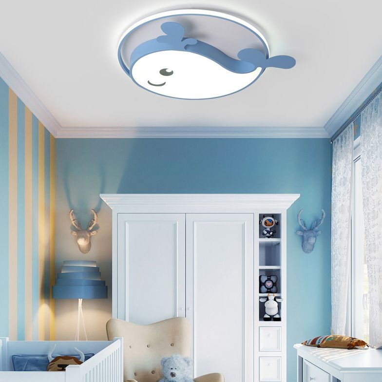 Kids Flush Mount Light Fixtures Acrylic Flushmount