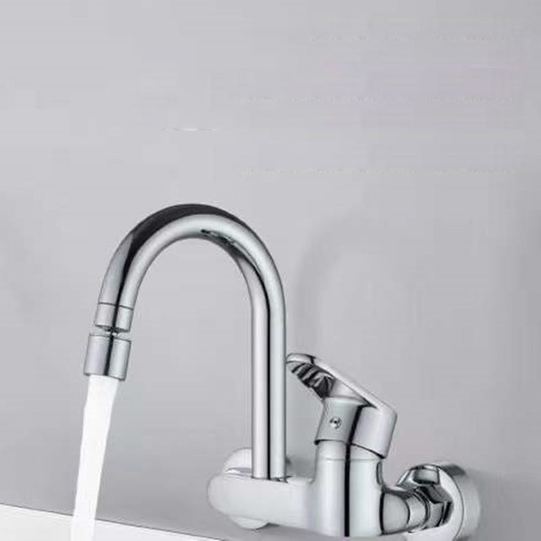 Kitchen Faucet Wall-mounted Brass Single Rod Handle Kitchen Faucet