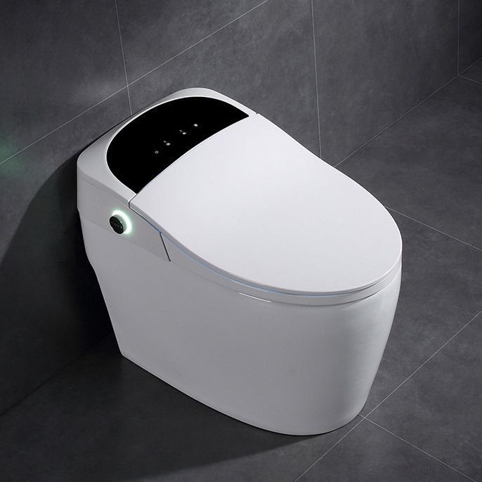 Modern One Piece Toilet Floor Mounted Toilet Bowl with Seat for Washroom