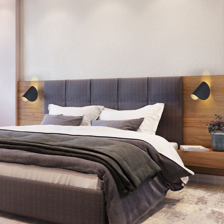 1 Light Geometric Wall Mounted Lamp Contemporary Metal Wall Light Sconces