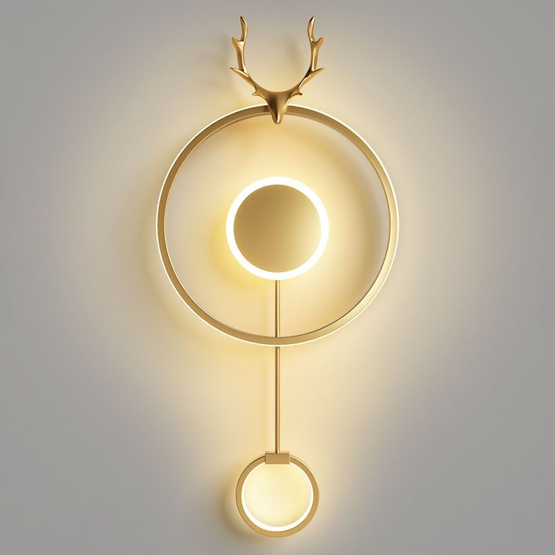 Modern Style Wall Mount Light LED Wall Sconce Light with Silica Gel Shade for Bedroom