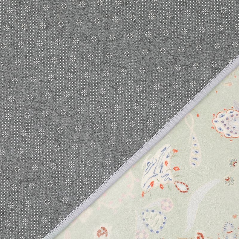 Pink Modern Rug Graphic Pattern Polyester Area Rug Non-Slip Backing Carpet for Home Decor