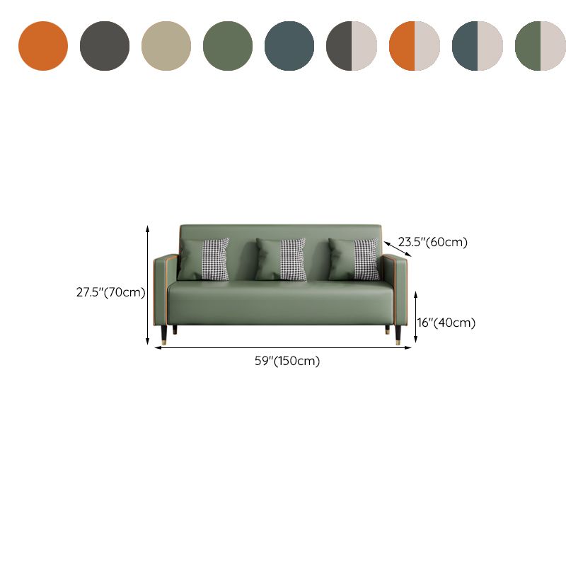 Glam Tight Back Square Arm Living Room 3 Seater Standard Seating