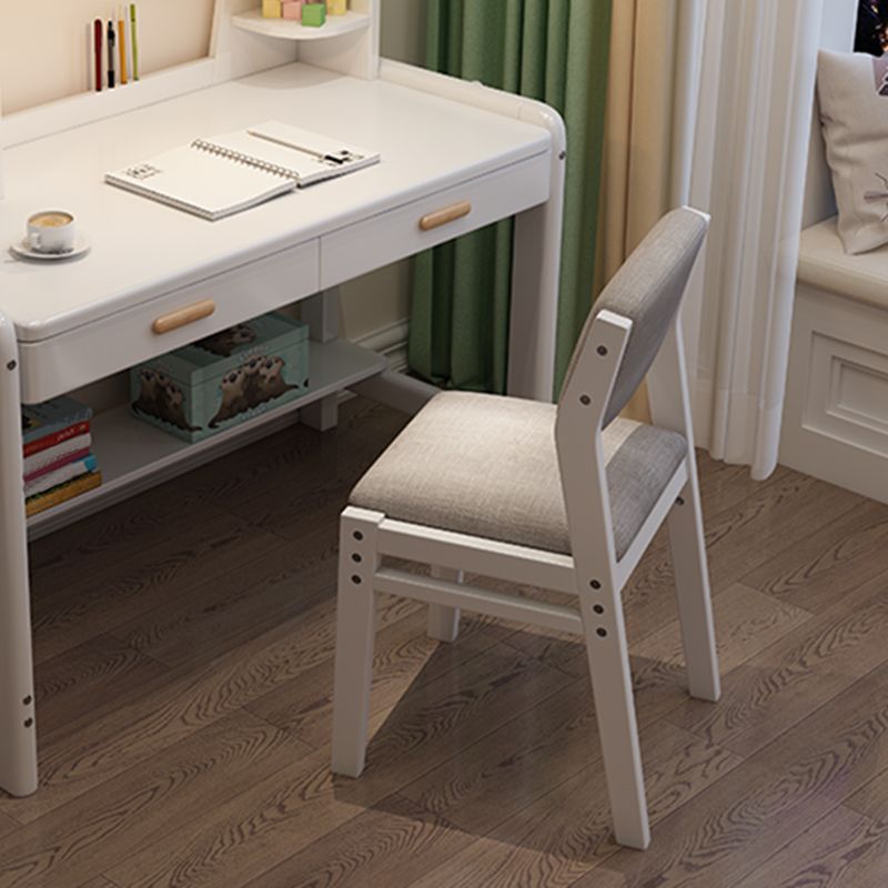 Contemporary Style Dining Wooden Chair Kitchen Dining Open Back Armless Chairs