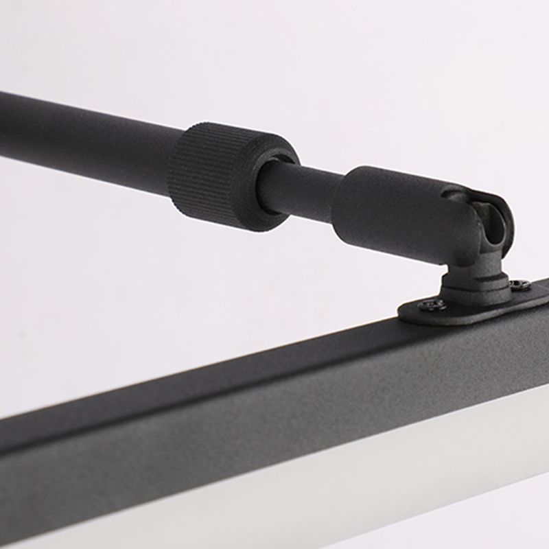 1-Light Linear Murce Sconce Modern Style Metal Appince Lampe pour la salle de bain