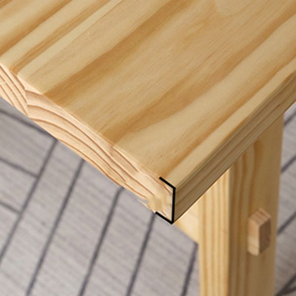 Modern Dining Set 1/3/5/6 Pcs Solid Wood Dining Table and Chairs