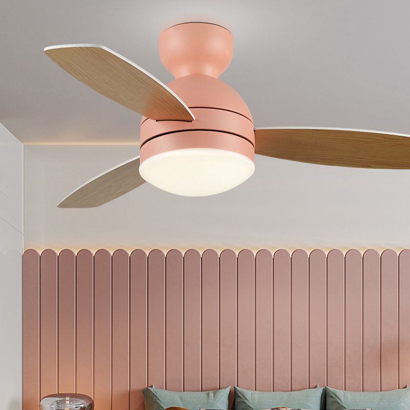 Dome LED plafondventilator Licht Macaron Acryl Kids Slaapkamer Dineruimte Mount Light