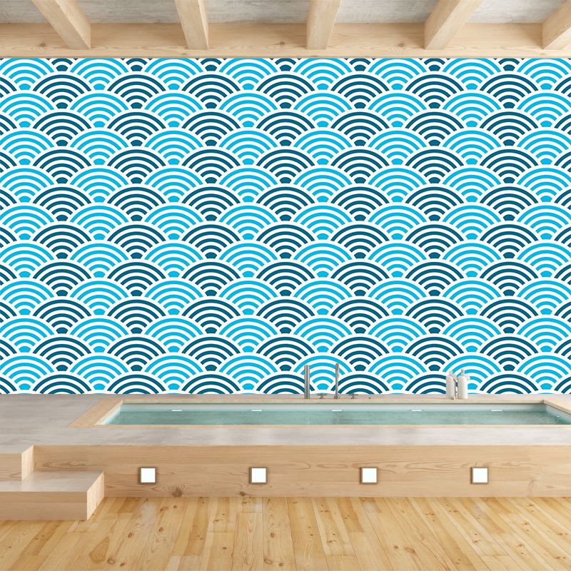 Lichte kleur geometrie muurschildering behang hedendaagse wandbekleding voor woondecoratie