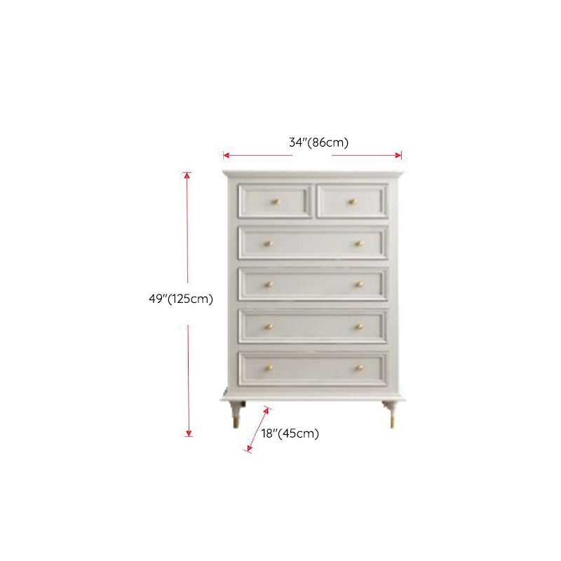 Solid Wood Storage Chest Dresser Traditional Dresser with Drawers