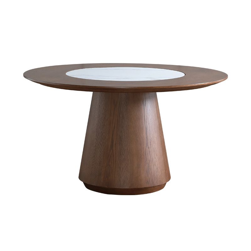 Modern 1/4/5/7 Pieces Dining Set Sintered Stone Dining Table Set with Wood Legs for Home