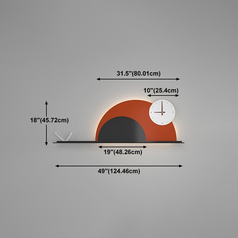 Geometry Shape Wall Lights Modern Style Metal Wall Mounted Light Fixtures