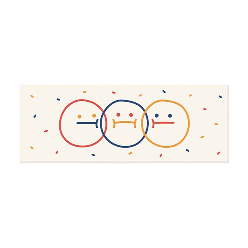 Beige Modern Rug Blending Spots Rug Non-Slip Backing Rug for Living Room