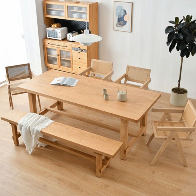 Modern 1/2/4/5/6 Pieces Dining Set Pine Wood Dining Furniture Set /Separate Items