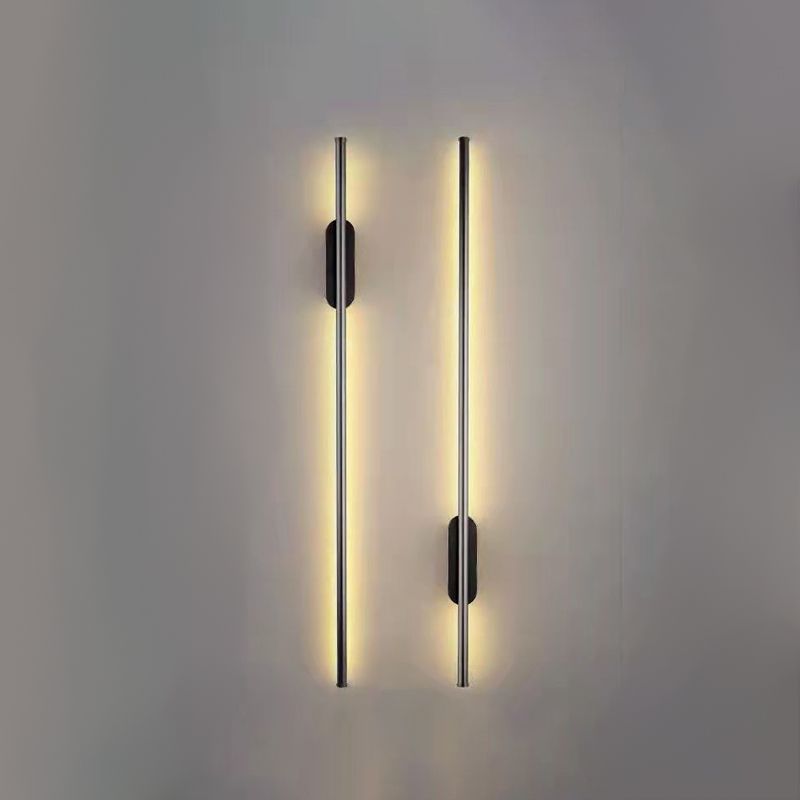 Moderner Stil Linearer Leuchten Leuchten Metall 1 Lichtwandbeleuchtung