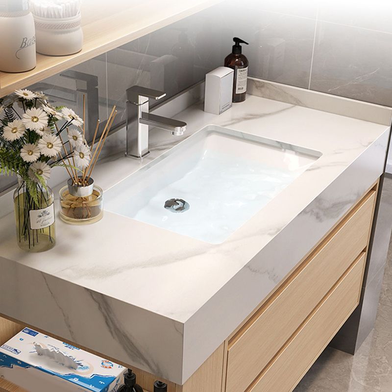 Gorgeous Sink Vanity Wood Wall-Mounted Mirror Cabinet Vanity Cabinet with Storage Shelving