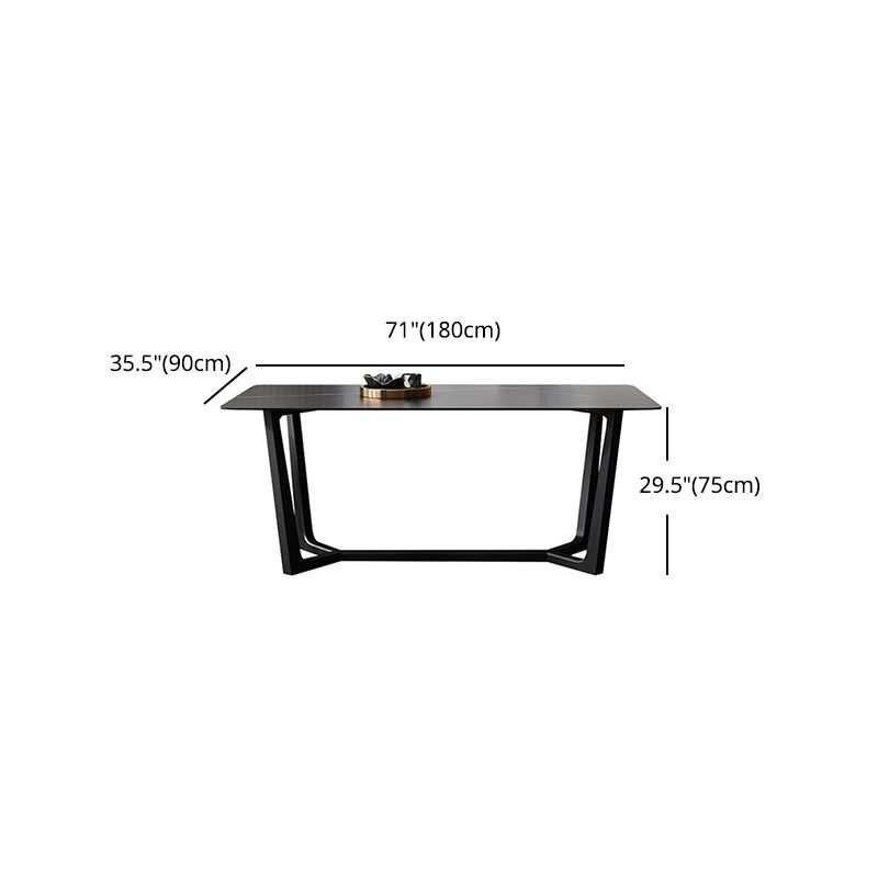 Modern 1/5/7 Pieces Dining Set Sintered Stone Dining Table Set for Home