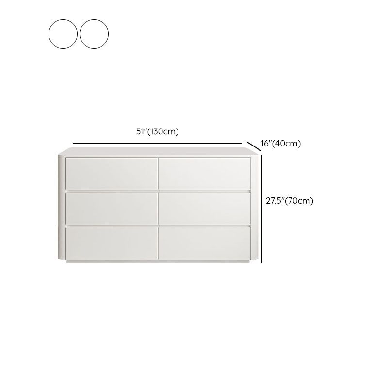 Modern Storage Chest Manufactured Wood Dresser with 5/6 Drawers , 15.6-inch W