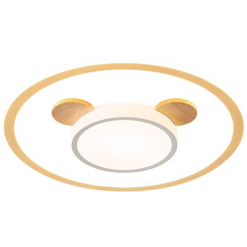 Estilo nórdico de montaje de la luz del techo de la montura de la luz del techo de la madera